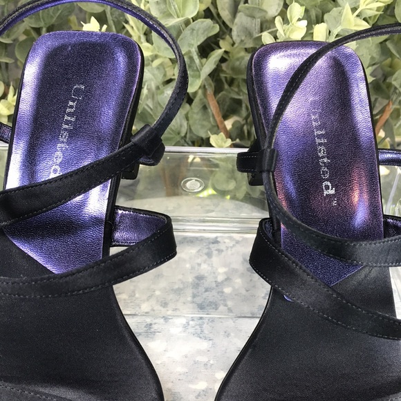 Unlisted DkNavy Blue 2” Satin Fabric Heels Women’s 8M✨Classy & Clean Condition✨ - Picture 4 of 9